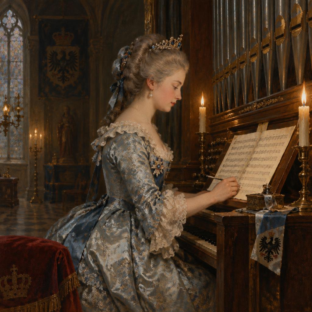 La princesa al órgano: compuso corales y una música de la Pasión en plena corte prusiana.
