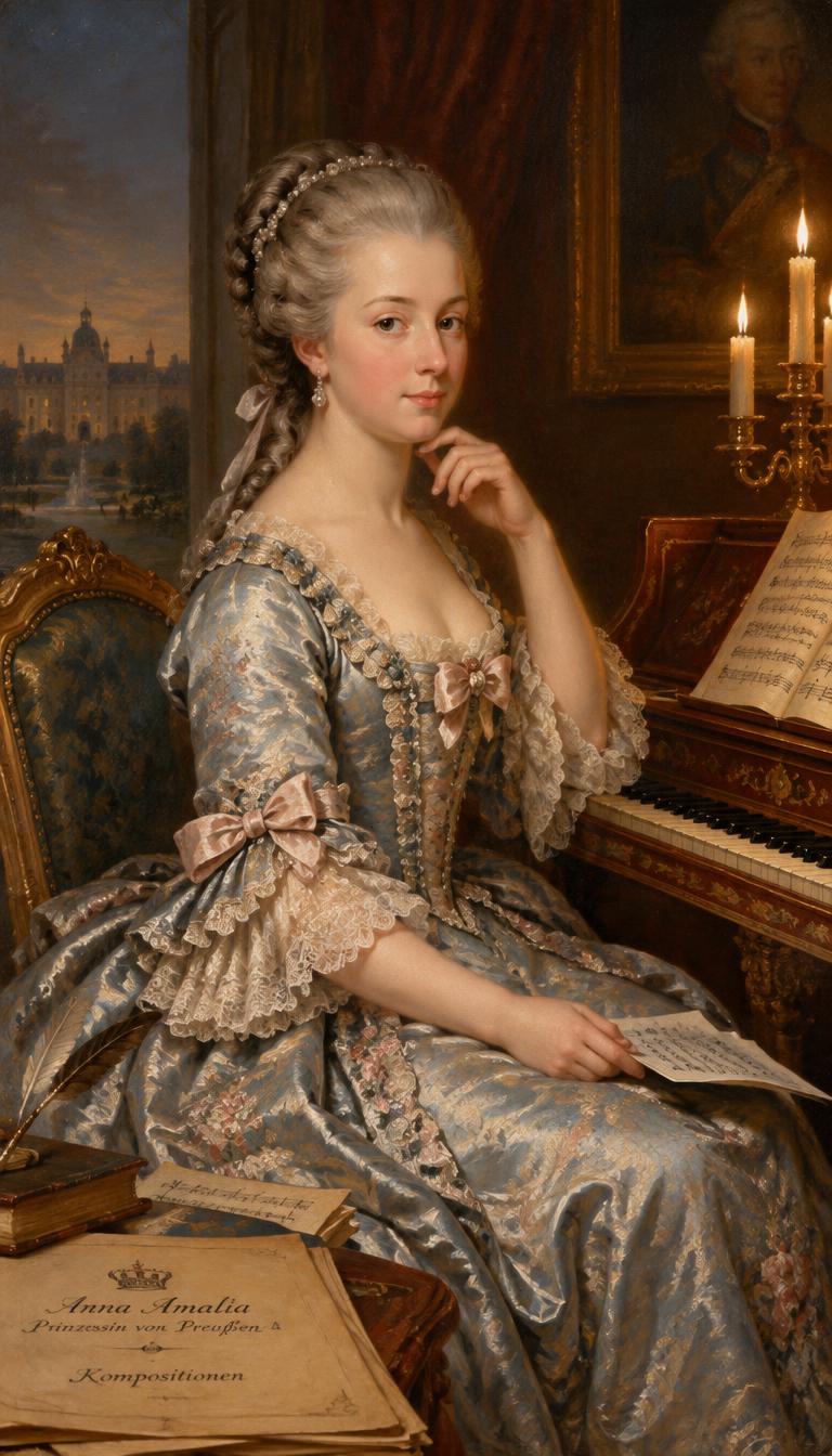 Retrato de Ana Amalia de Prusia