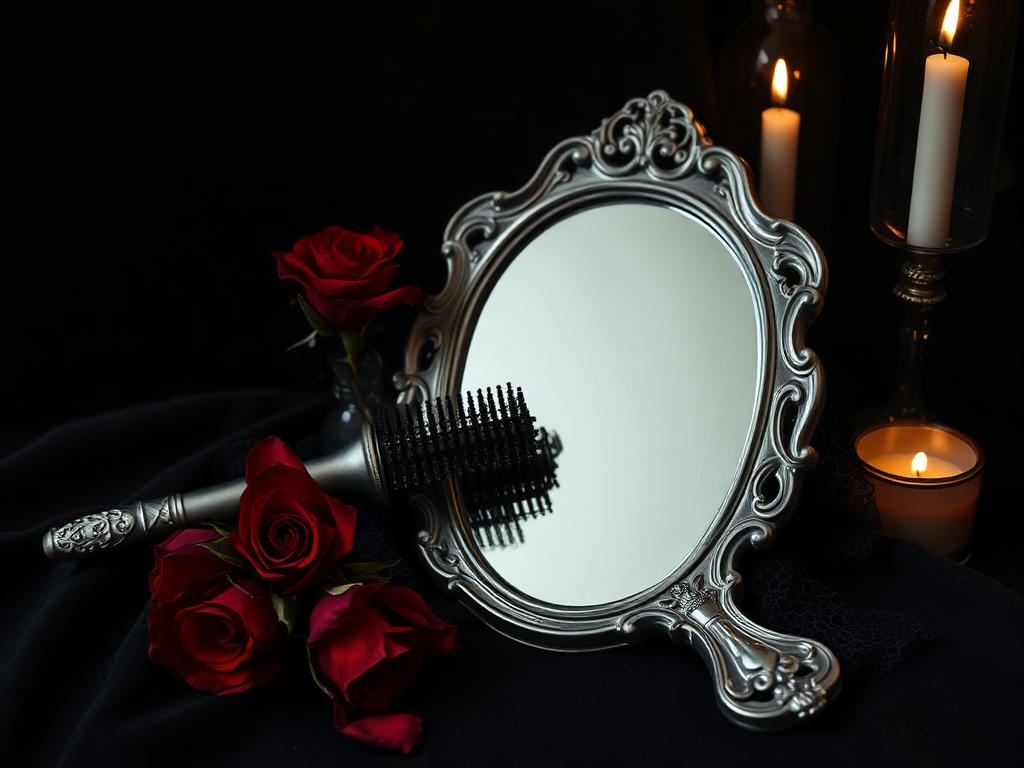 Objetos de tocador de una condesa obsesionada con su reflejo.