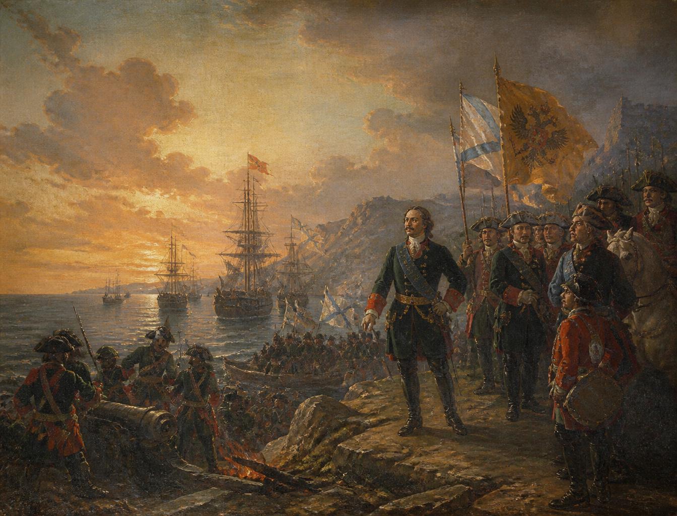 La expansión hacia el mar Negro. Tras las guerras contra el Imperio otomano, Rusia anexó Crimea en 1783 y obtuvo por primera vez puertos cálidos y una flota permanente en el sur.