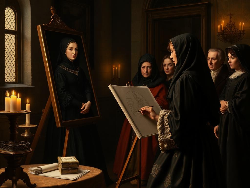 Bruselas, 1538. Recreación con IA de la sesión con Hans Holbein el Joven: tres horas de pose bastaron para el retrato que se envió a Enrique VIII.