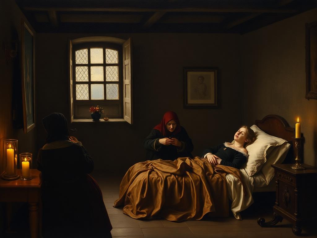Muerte en el exilio (1526). Enferma y lejos del trono, Isabel murió a los veinticinco años sin haber renegado nunca de su marido.