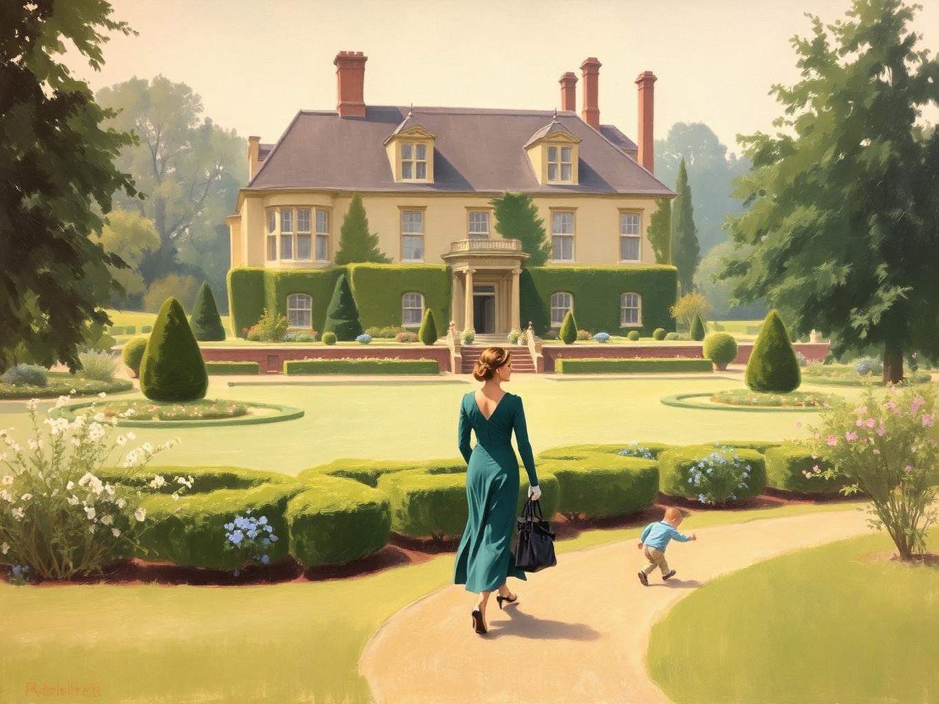 Appleton House, en la finca de Sandringham, regalo de bodas de sus padres. Maud pasó allí largas temporadas con su hijo Alejandro (el futuro Olav V), manteniendo siempre su vínculo británico.